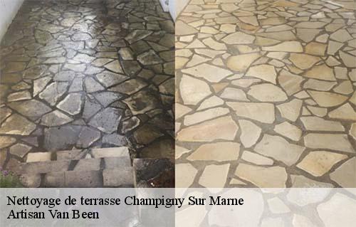 Nettoyage de terrasse  champigny-sur-marne-94500 Artisan Van Been