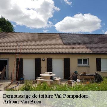 Demoussage de toiture val-pompadour-94460 Artisan Van Been