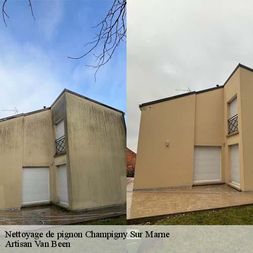 Nettoyage de pignon  champigny-sur-marne-94500 Artisan Van Been
