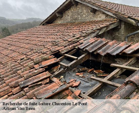 Recherche de fuite toiture  charenton-le-pont-94220 Artisan Van Been